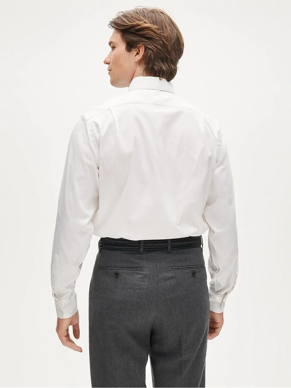 J. CREW Slim Bowery performance stretch dress shirt with spread collar L $98 NWT